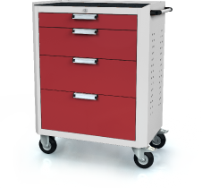 Trolley DVU 968 x 765 x 500 - basic - 4x drawers